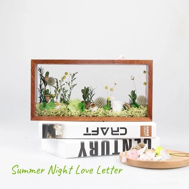 FloraFrame Framed Season Eternal - Handcrafted Preserved Flower Art Frame | Four-Season Themed Luxury Decor for Home & Gifting