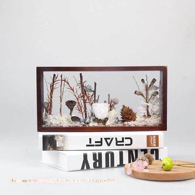 FloraFrame Framed Season Eternal - Handcrafted Preserved Flower Art Frame | Four-Season Themed Luxury Decor for Home & Gifting