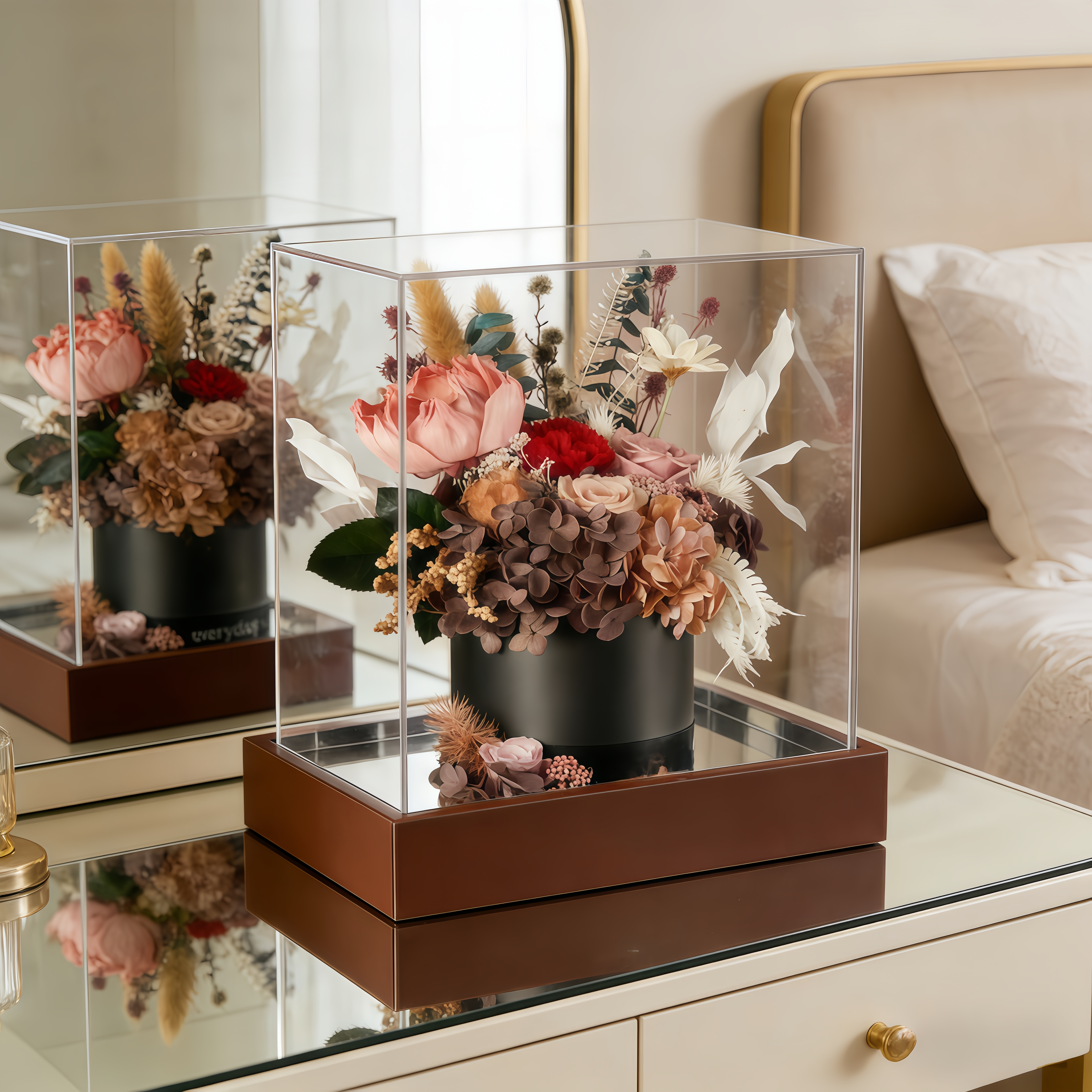 Preserved Luxury  Handmade Eternal Floral Arrangement for Home Decor, Anniversary, Valentine's Day & Mother's Day