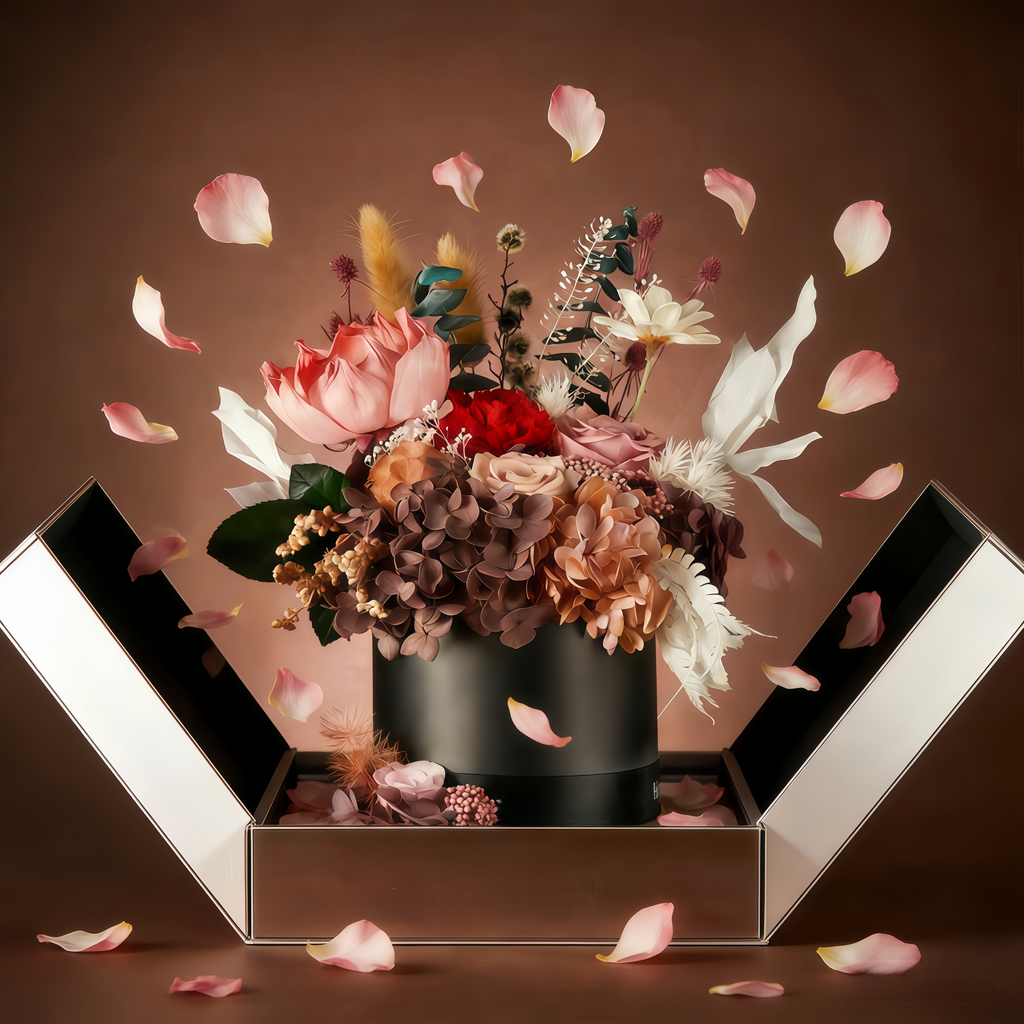 Preserved Luxury  Handmade Eternal Floral Arrangement for Home Decor, Anniversary, Valentine's Day & Mother's Day