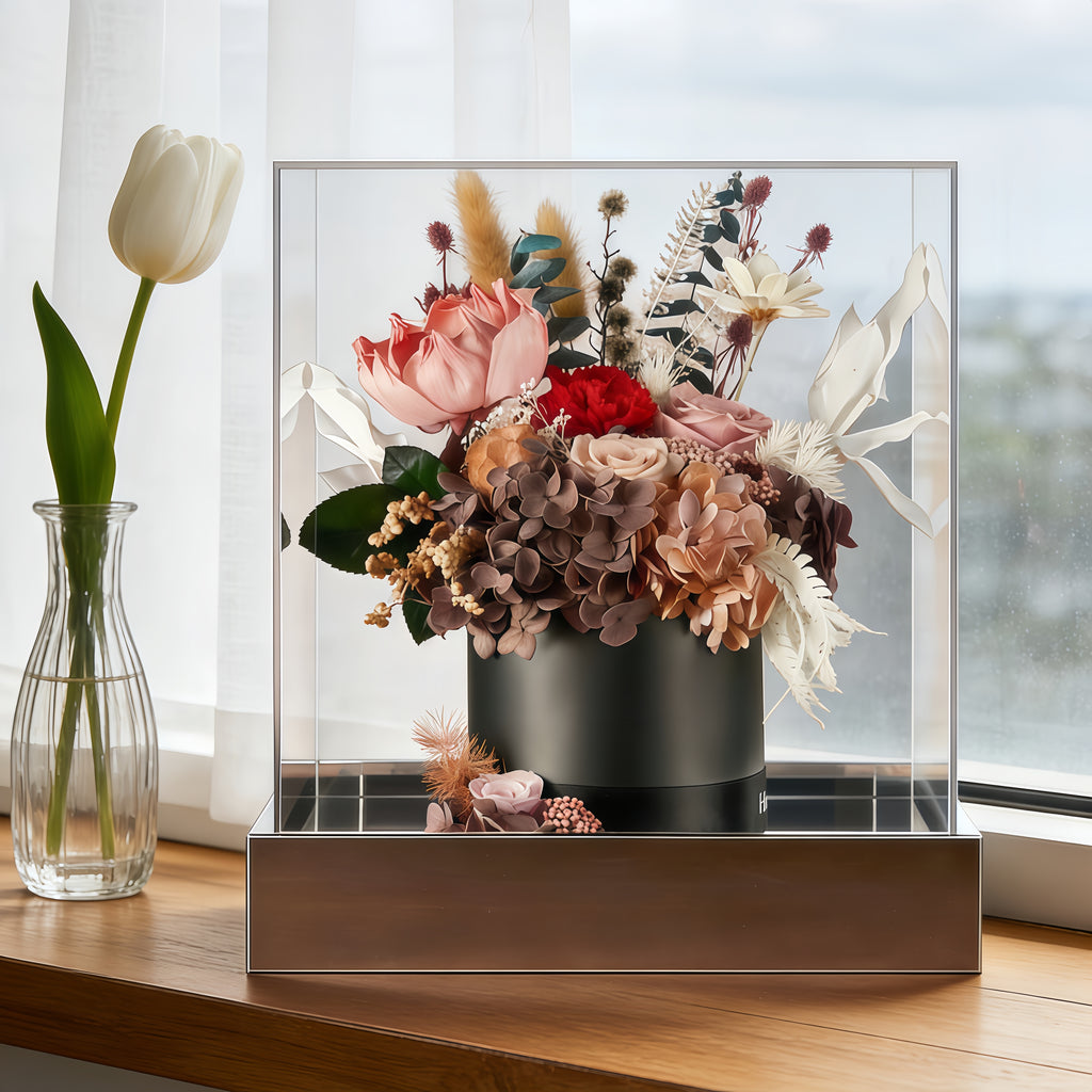 Preserved Luxury  Handmade Eternal Floral Arrangement for Home Decor, Anniversary, Valentine's Day & Mother's Day