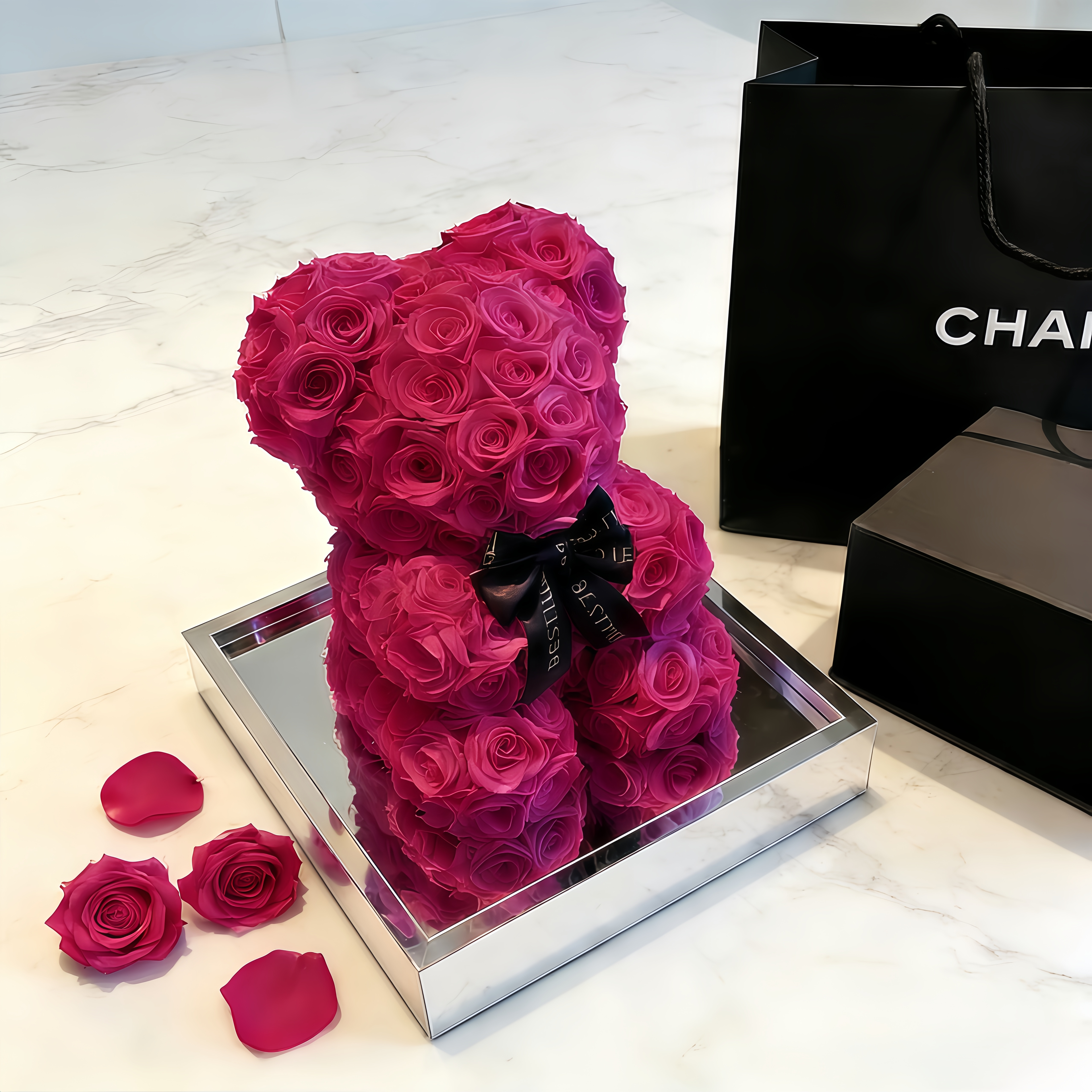 ROSAY Eternal Rose Bear Luxury Gift
